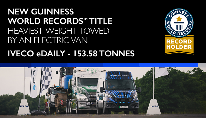 Iveco eDAILY Guinness World Record*