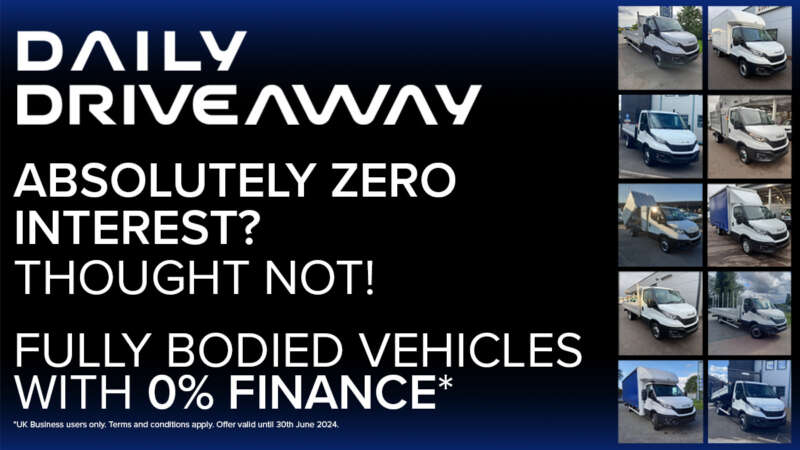 0% Finance on IVECO Daily R2R Stock