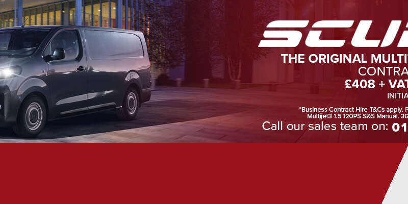 The new Fiat Professional Scudo van is in stock at Guest Truck and Van.