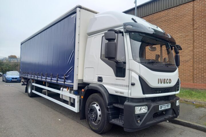 ur used Iveco Eurocargo ML18E250 28FT CURTAINSIDE & TAILLIFT available from Guest Truck and Van Coventry for only £48,995+VAT.