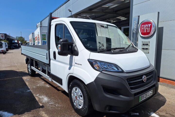 Our used Fiat E-Ducato 42 79kWh Auto MLWB 2dr (11kW Charger), available from Guest Truck and Van Coventry for only £28,995+VAT.