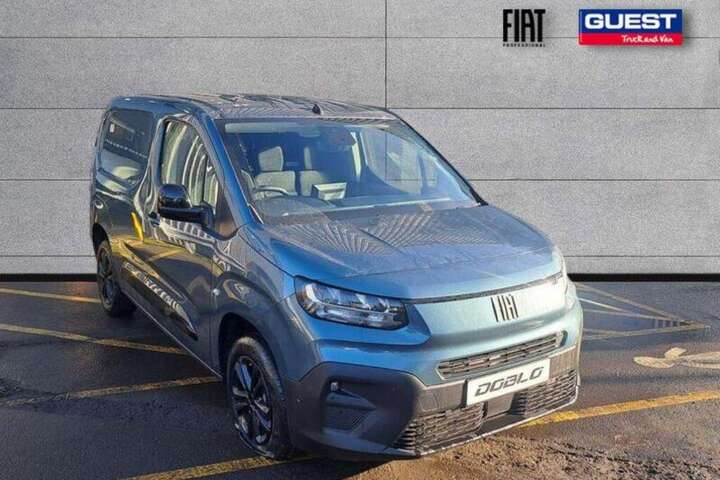 Our new Fiat Doblo SWB Primo Van in Volare Blue, in stock at Guest Truck and Van, available for only £20,969+VAT. Call today!