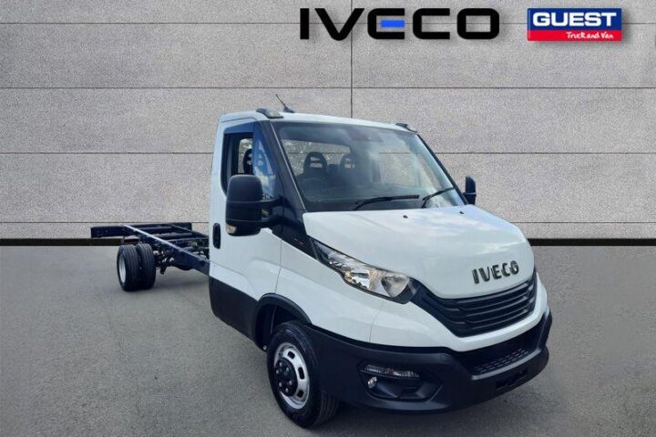 Our new Iveco Daily 50C18H Chassis Cab in Polar White, from Guest Truck and Van West Bromwich, for only £36,950+VAT.