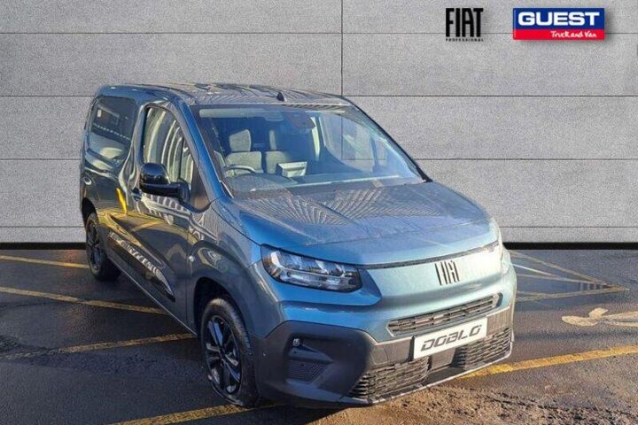 Our new Fiat Doblo SWB Primo Van in Volare Blue, available from Guest Truck and Van Sheffield, for only £20,969+VAT. In Stock Now!