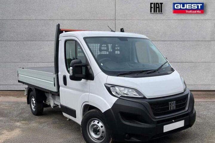 Our new Fiat Ducato Series 9 2.2 140bhp 3.8m Dropside, available from Guest Truck and Van West Bromwich, for only £29,950+VAT.