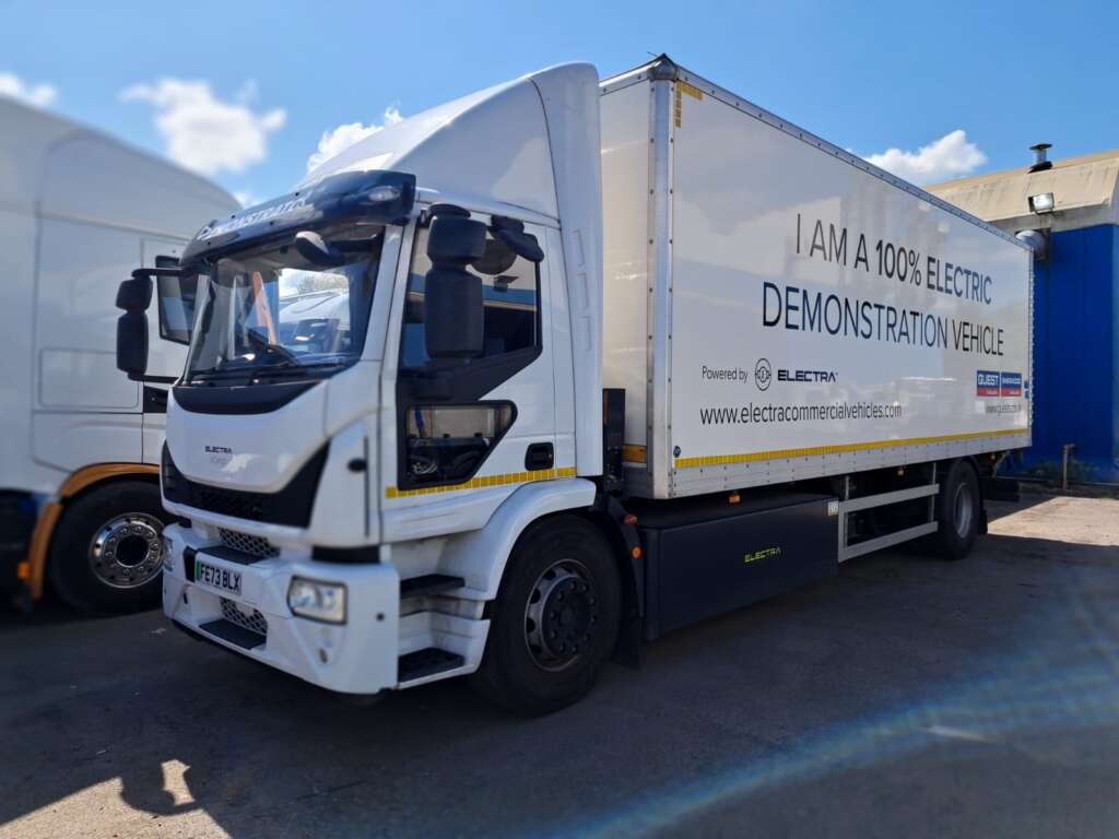 IVECO EUROCARGO ML180E25 FP EVI ELECTRIC 18T BOX