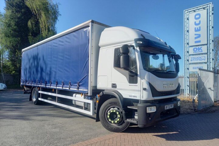 Our used Iveco Eurocargo ML18E25 250HP 28ft Curtainside & Taillift from Guest Truck and Van Coventry, for only £44,995+VAT.