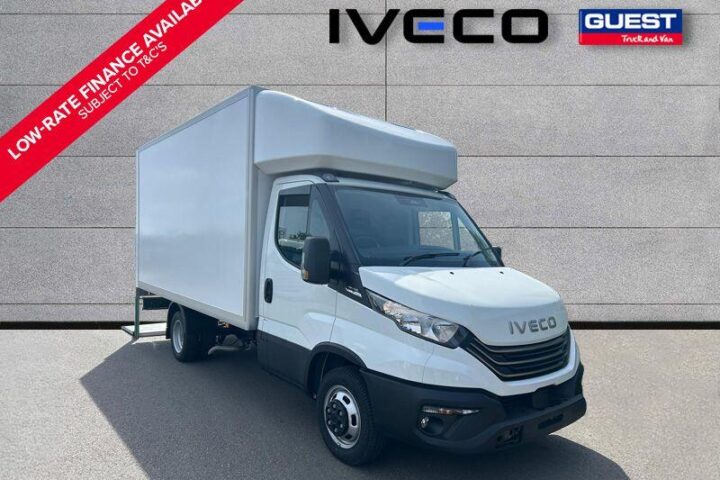 Our new Iveco Daily 35C16HA8 Hi-Matic Luton Tail Lift in Polar White, from Guest Truck and Van. Enquire today for details!
