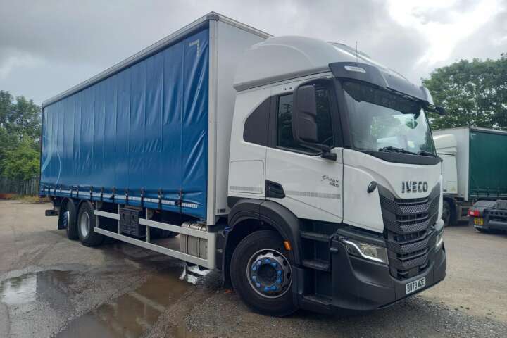Our used Iveco S-WAY AT260S42Y/P 420HP Curtainside & Taillift, from Guest Truck and Van Coventry, for only £79,995+VAT.