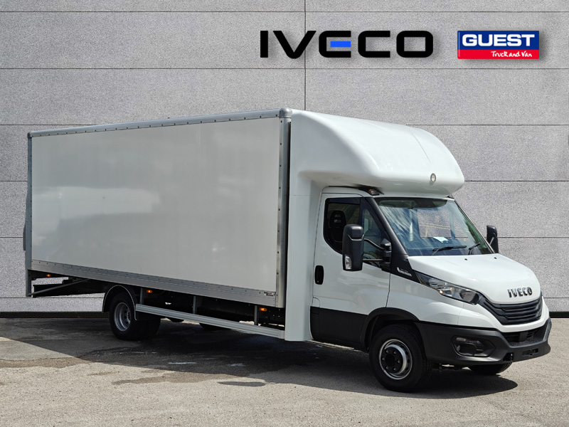 Iveco Daily 72C18 Automatic with Box & Column Tail lift