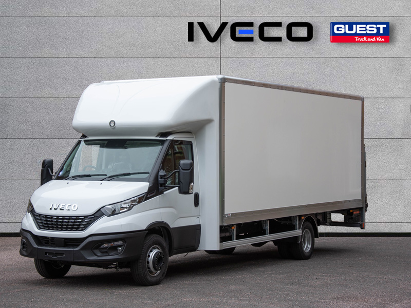 Iveco Daily 72C18 A8 with Box & Column Tail lift