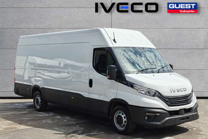 Purchase our new Iveco Daily 35S14BA8V XLWB High Roof in white, from Guest Truck and Van, for only £38,450+VAT.